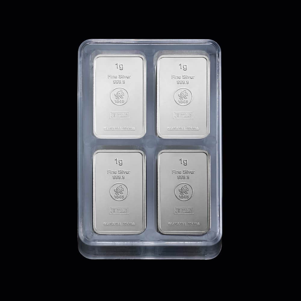 Novem UnityBox Silber 100 x 1g  – 100 g · 999.9