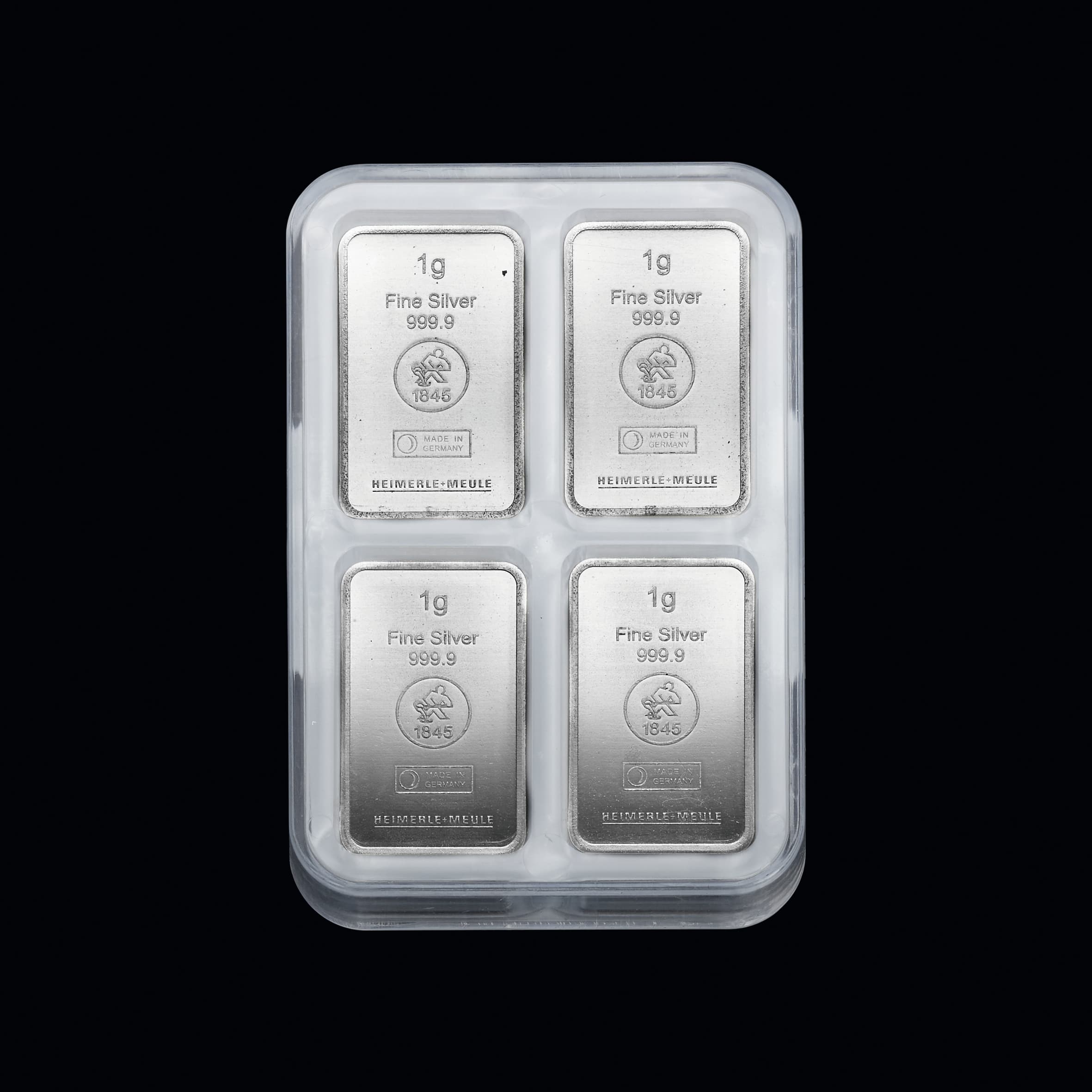 Novem UnityBox Silber 50 x 1g – 50 g · 999.9