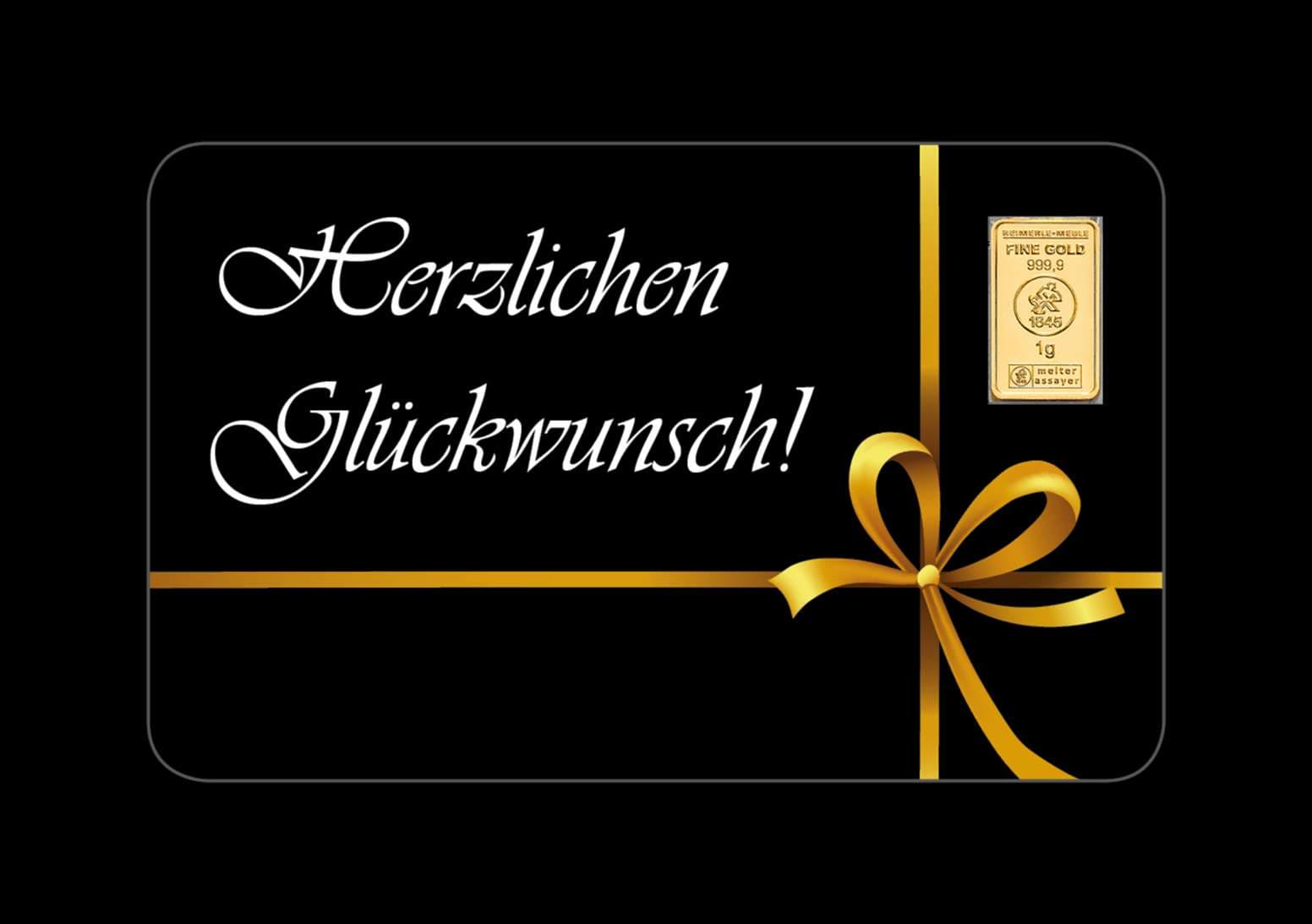 Geschenkkarte – 1 g · 999.9