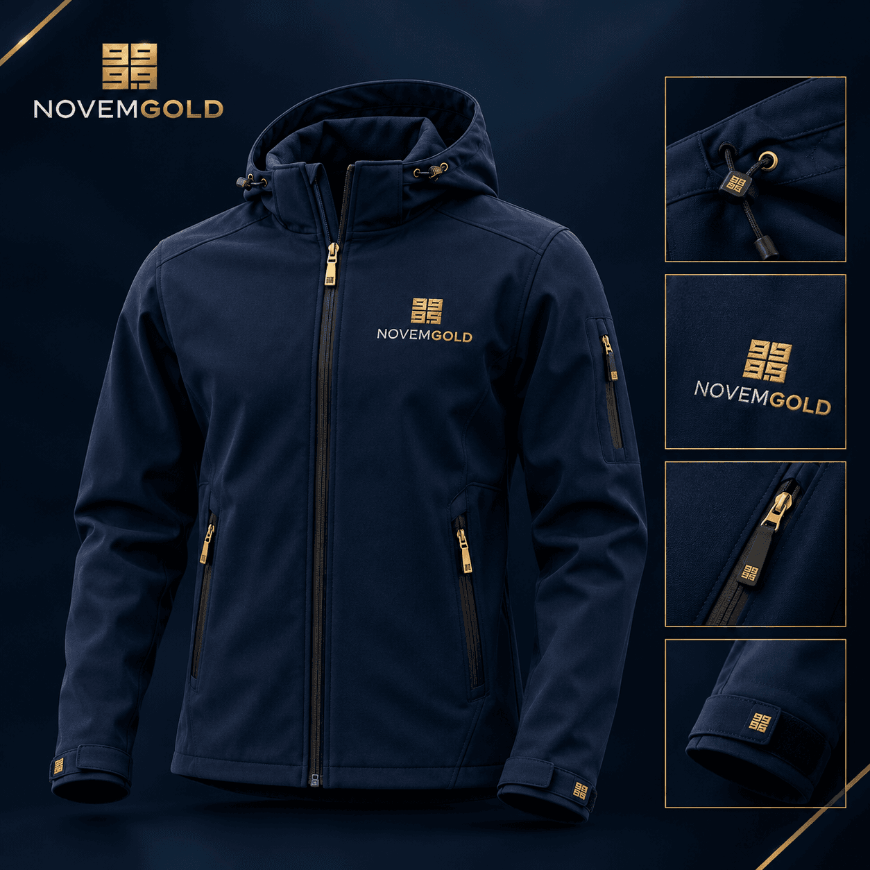 Novem Softshelljacke – synthetischen Kunstfasern