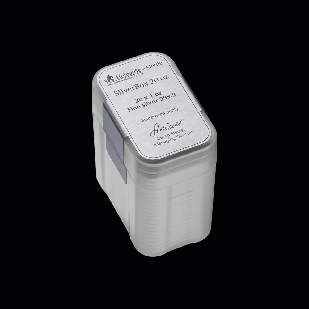 Novem SilberBox 20x 1 oz – 622.08 g · 999.9 · 20 oz