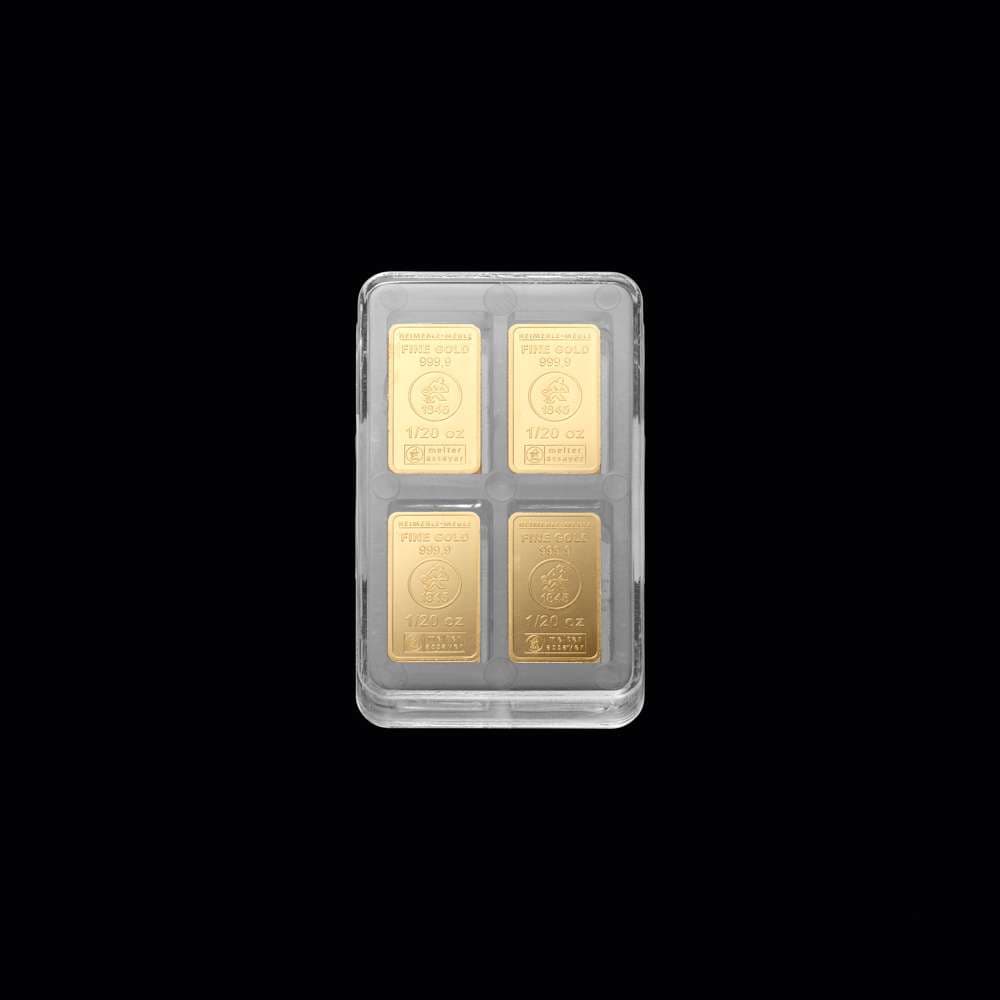 Novem UnityBox 20x1/20 oz – 31.104 g · 999.9 · 1 oz