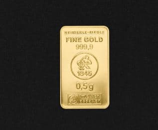Novem Goldbarren 0,5g – 0.5 g · 999.9